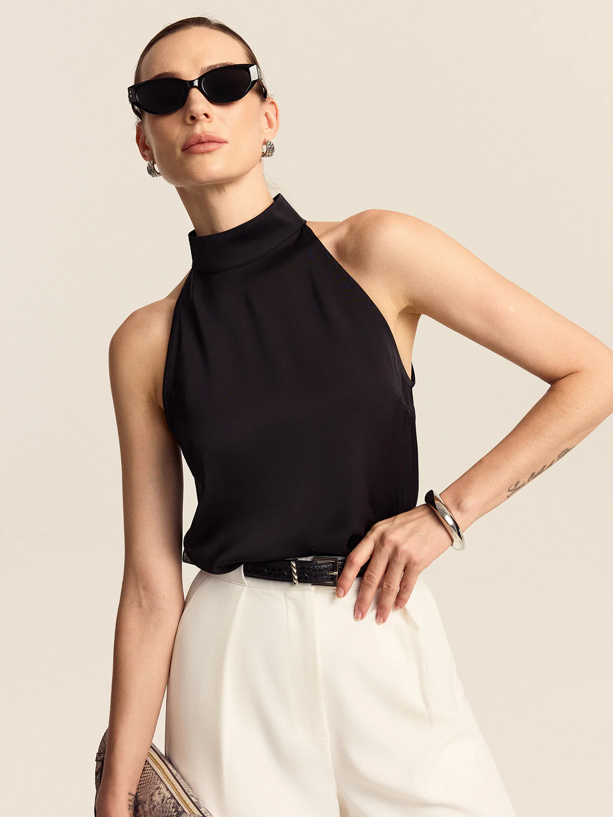 Satin Halter Top - Takermore