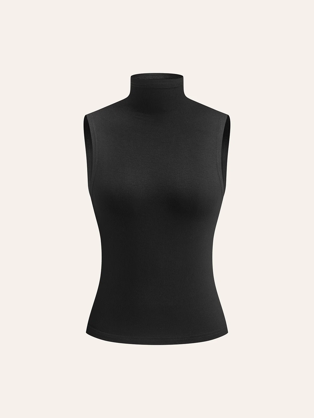 Turtleneck Rib Top - Takermore