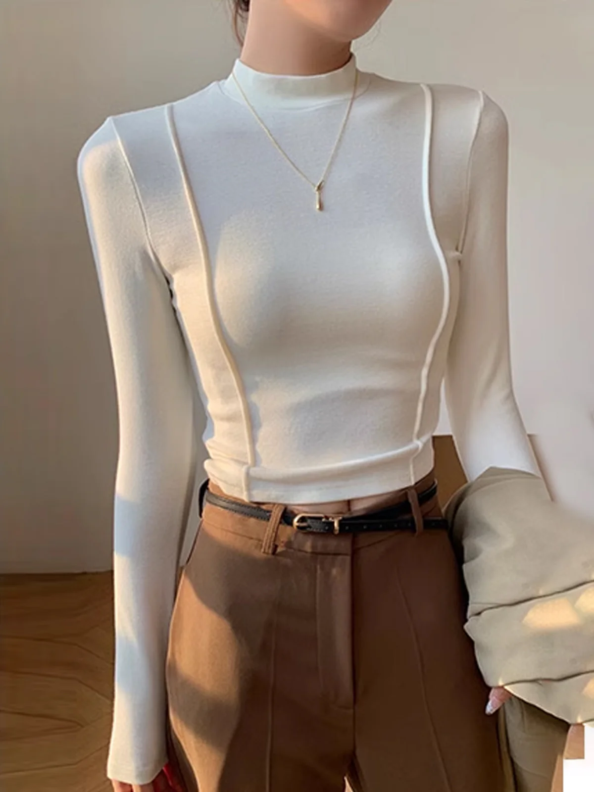 Plain Jersey Piping T-Shirt - Takermore