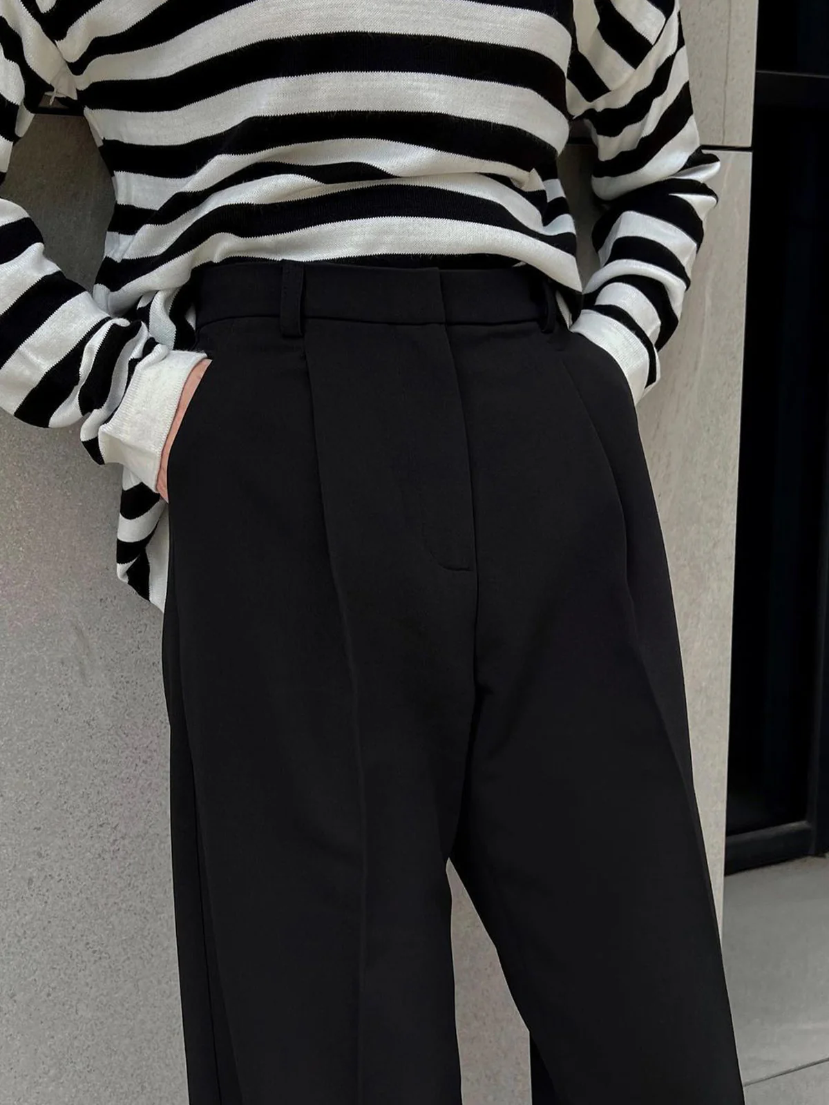 High-Waist Wide Leg Pants - Takermore