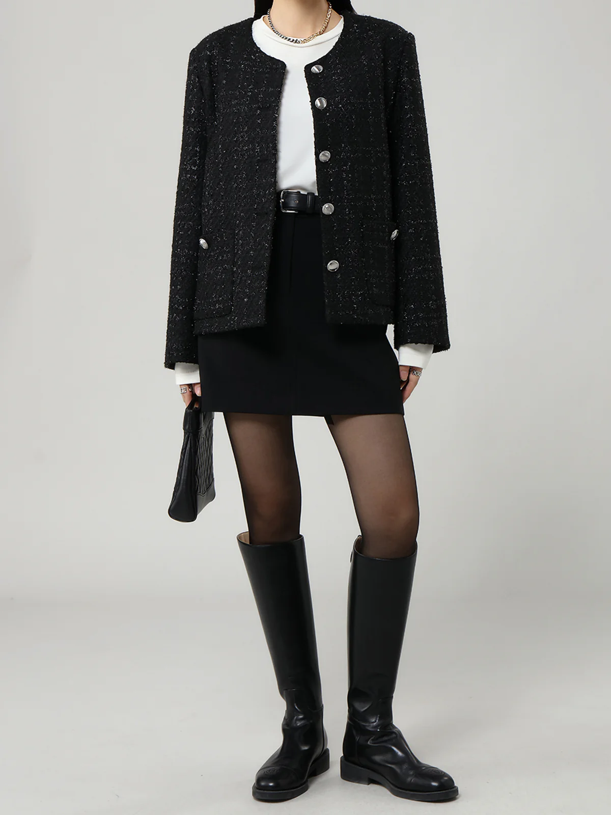 Solid Pocket Mini Skirt - Takermore