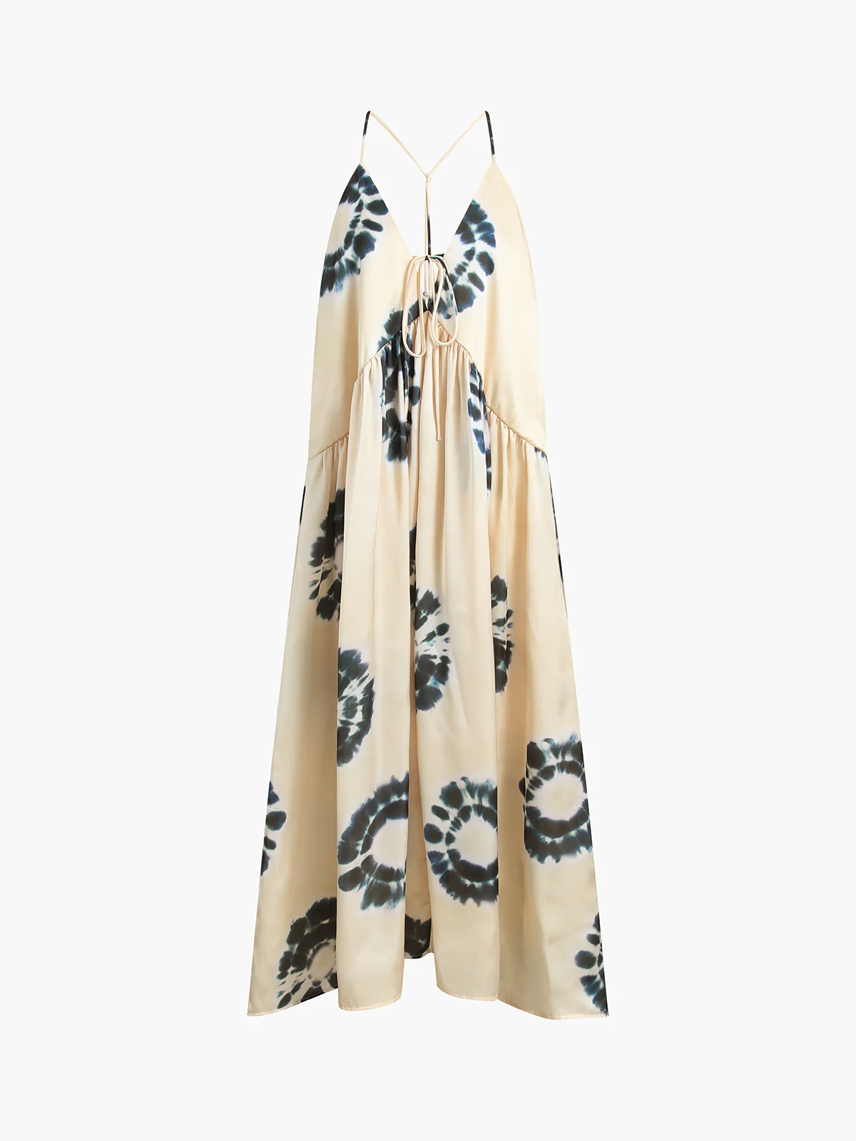 Ink Ripple Leisure Long Dress - Takermore