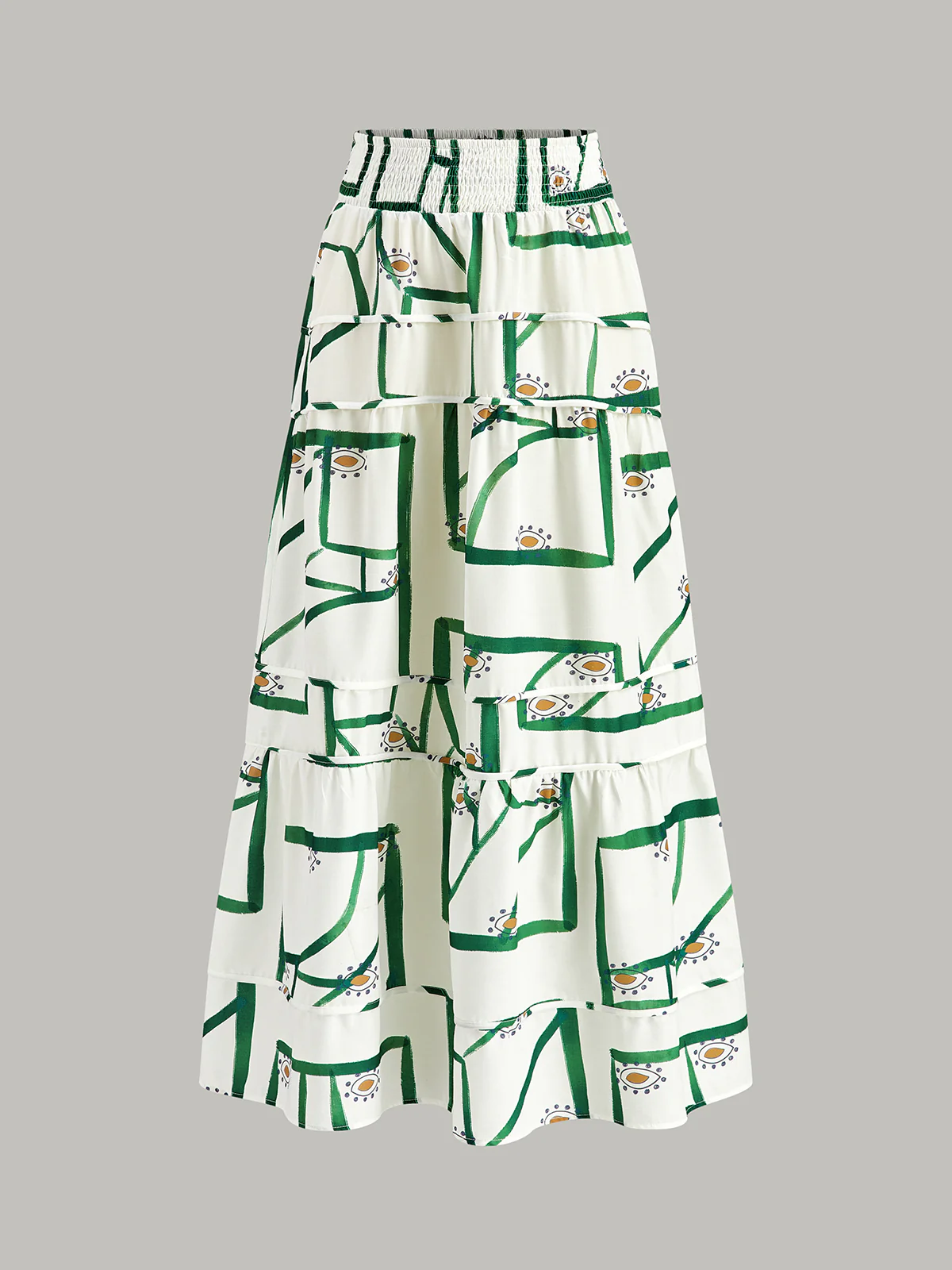 Front Tie Cami Top With Tiered Skirt Set - Takermore