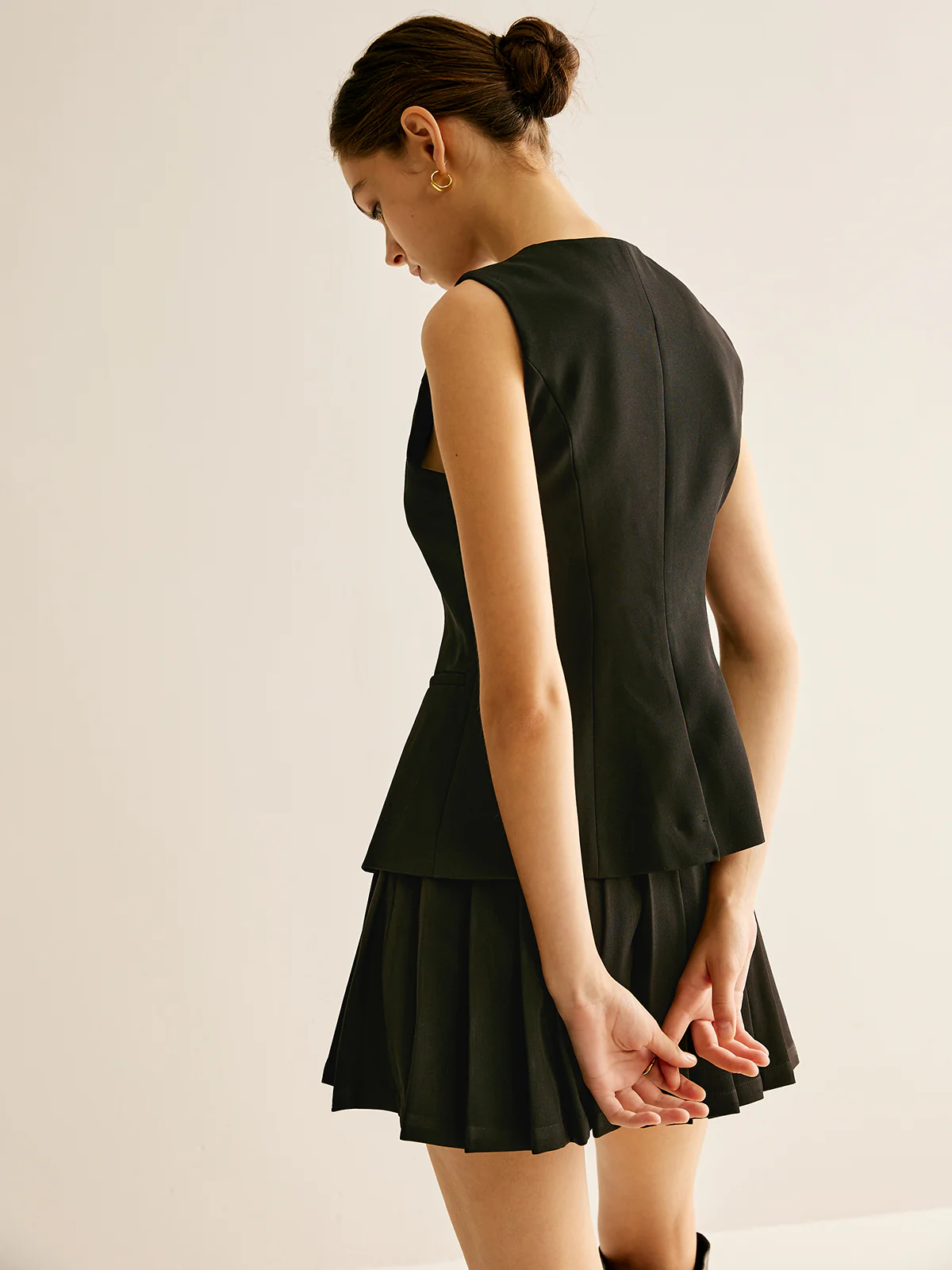 Pleated Mini Skirt - Takermore