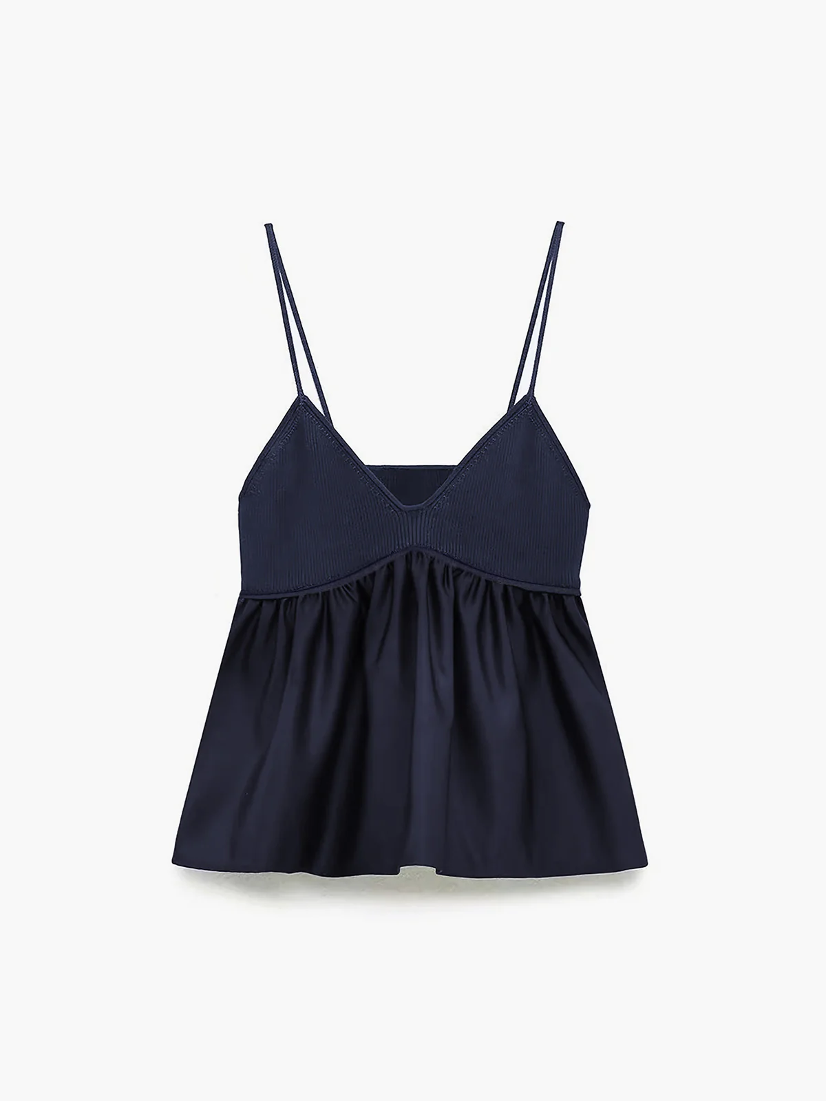 Ruffle Crop Cami Top - Takermore