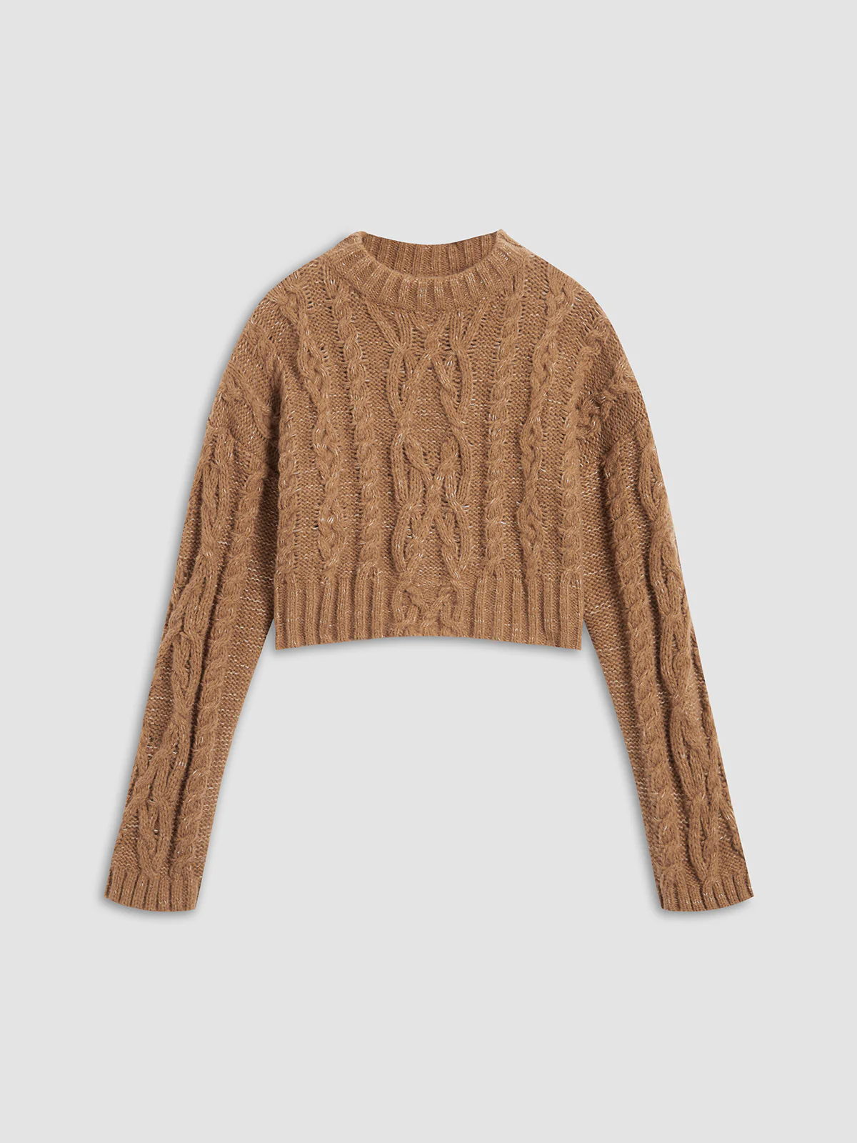 Solid Braided Sweater - Takermore