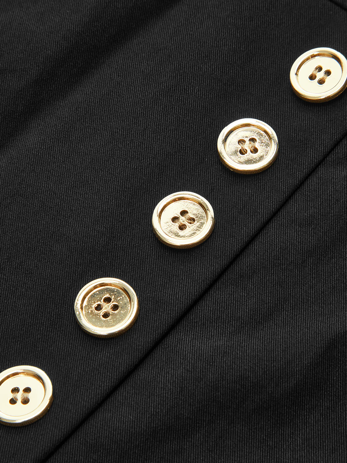 Button Detail Wide-Leg Pants - Takermore