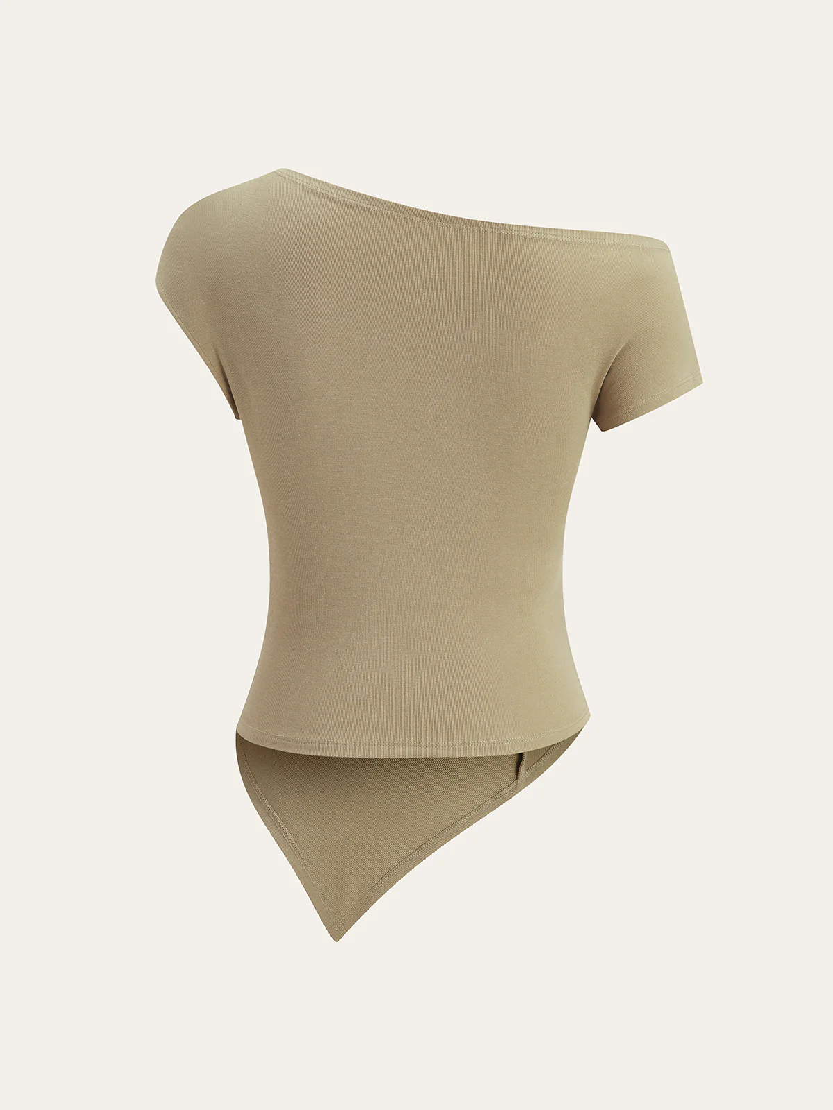 Asymmetrical Off-Shoulder Top - Takermore