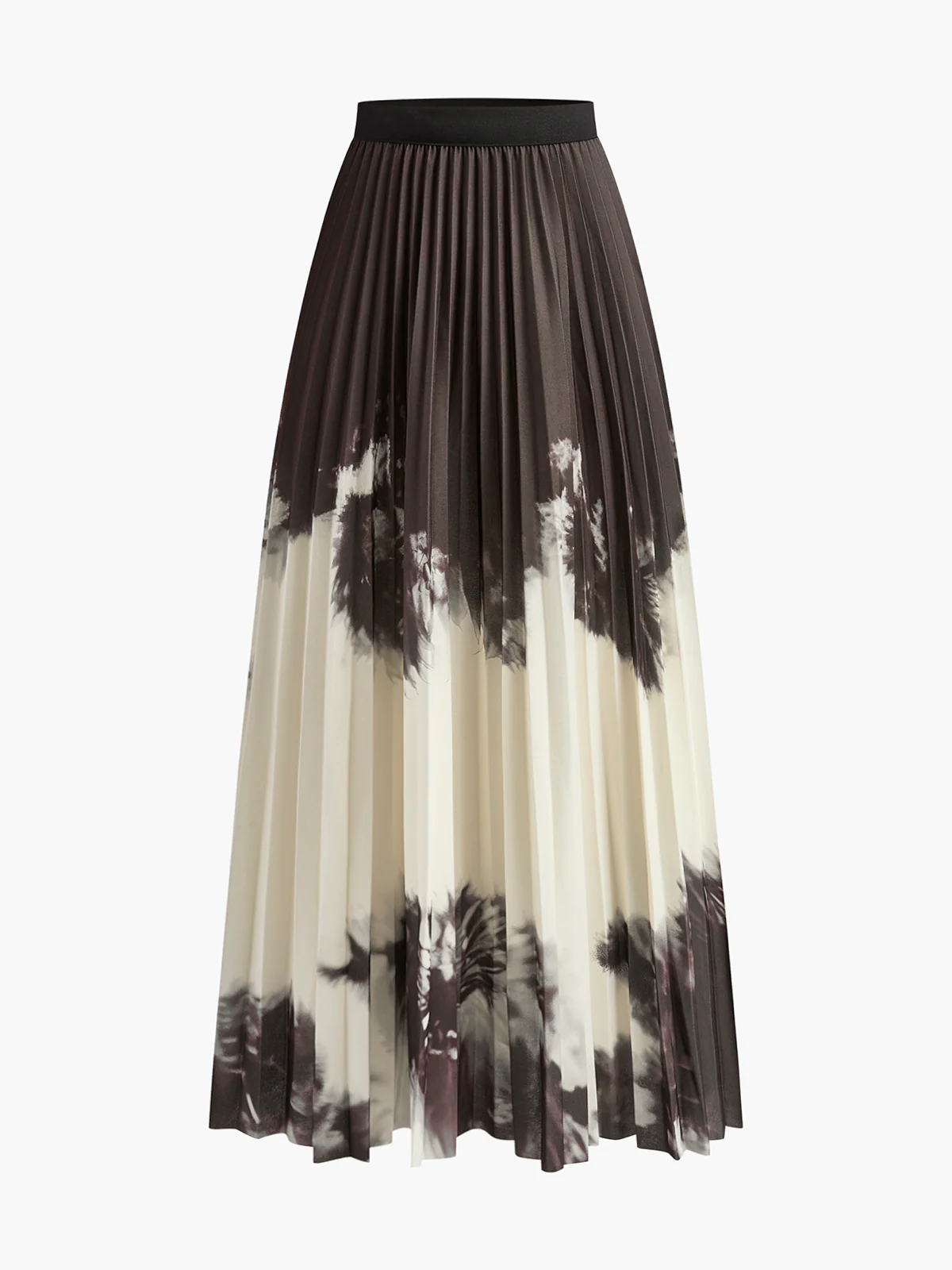 Vintage Tie Dye Pleated Skirt - Takermore