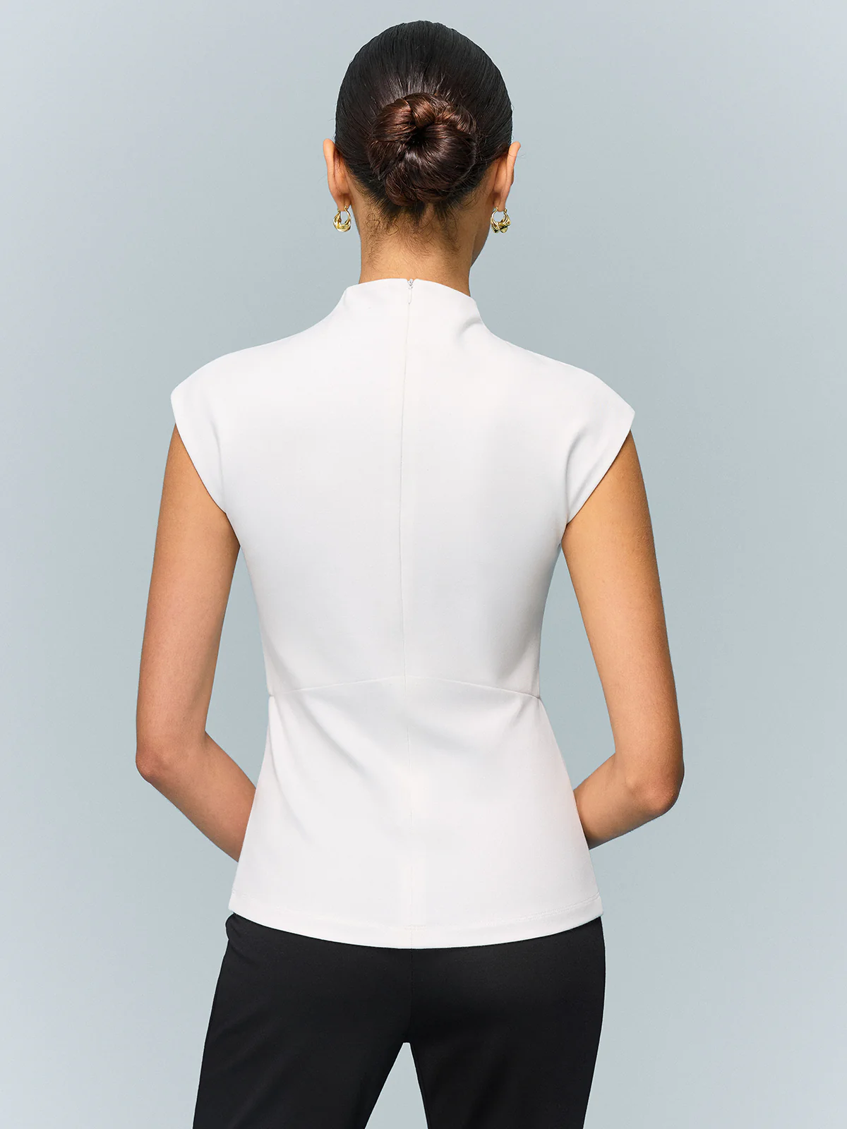 Mock Neck Corset Top - Takermore