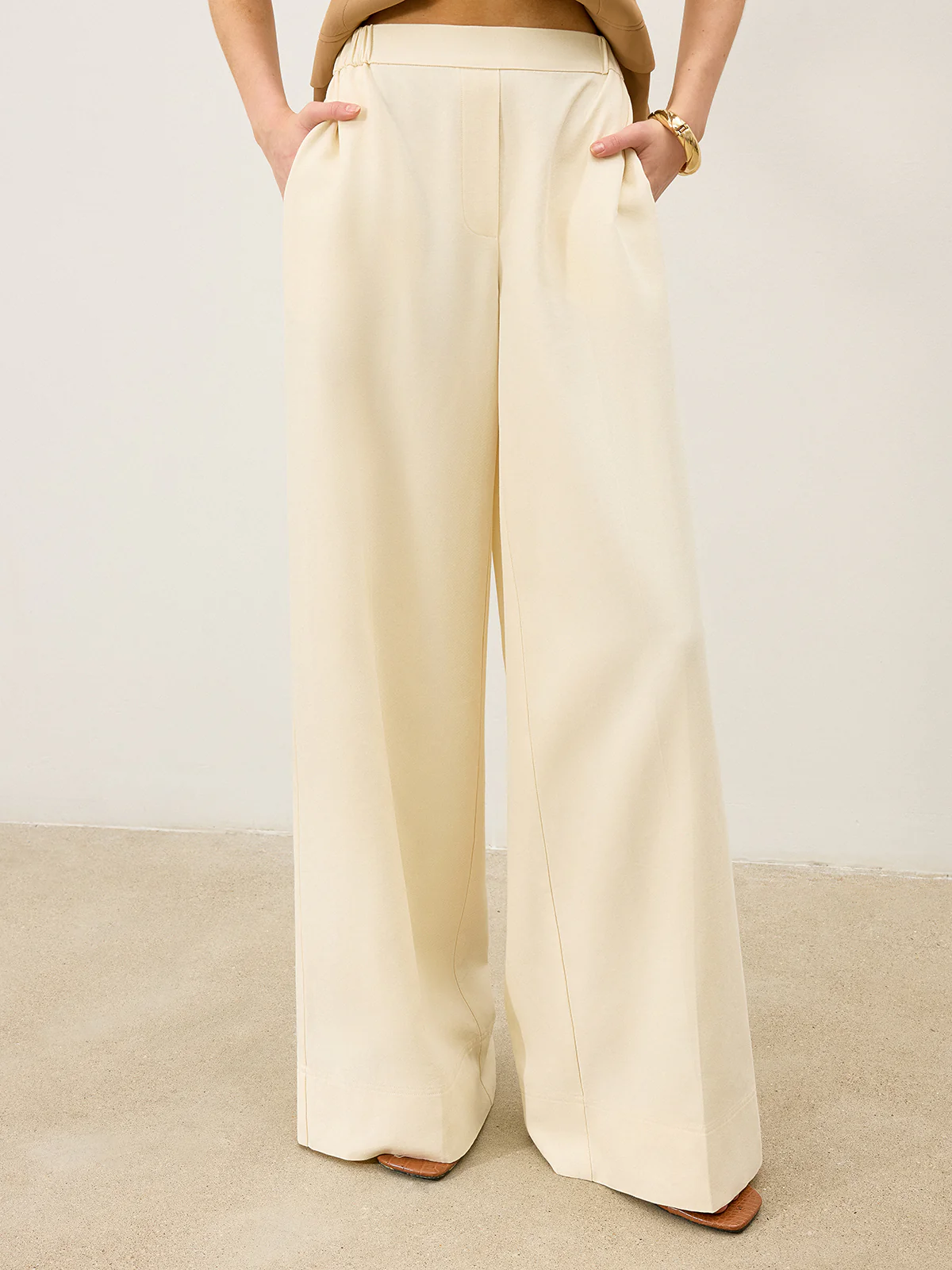 Pocketed Wide-Leg Pants - Takermore