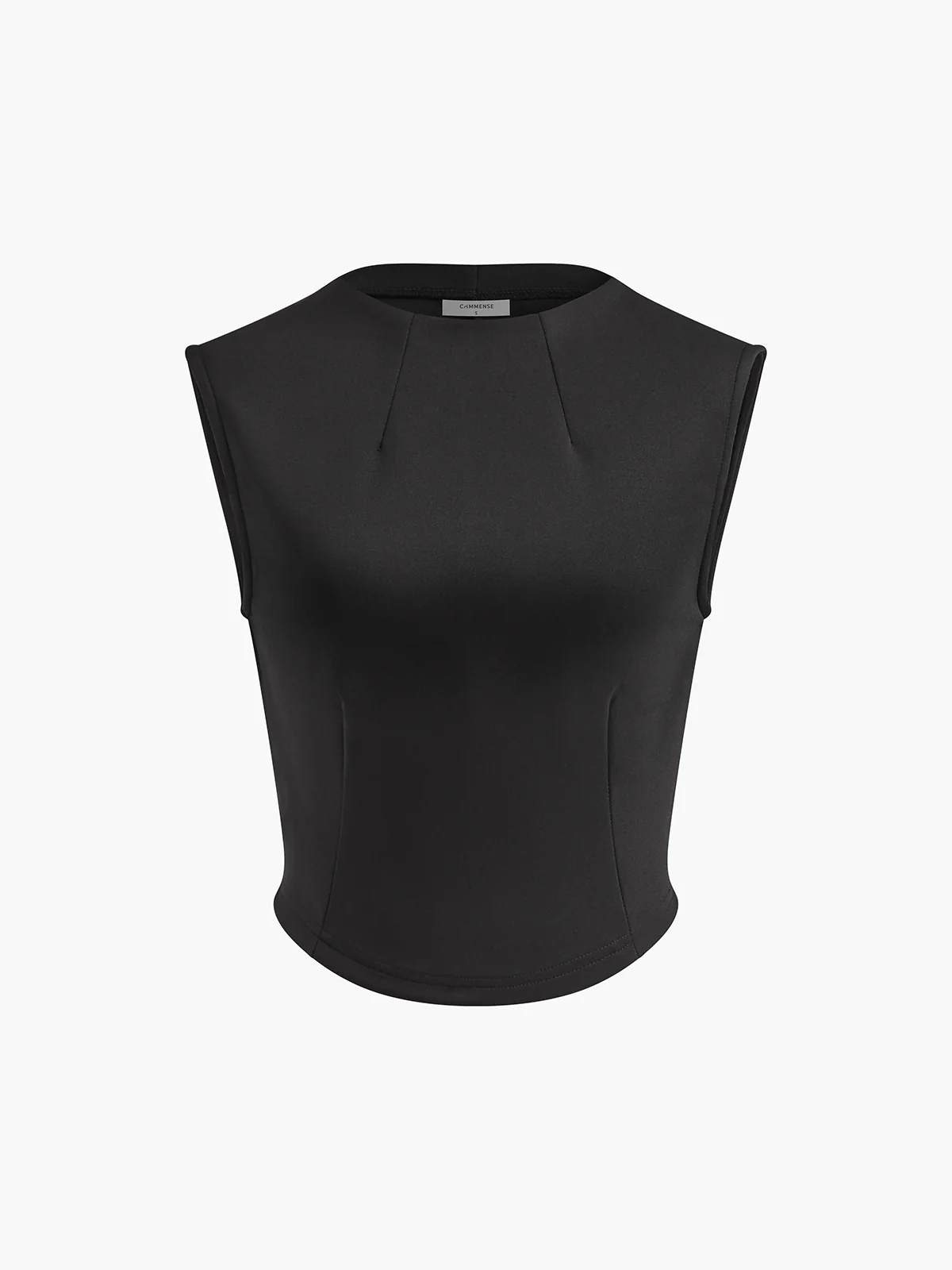 Slim Sleeveless Pockets Skirt Set - Takermore