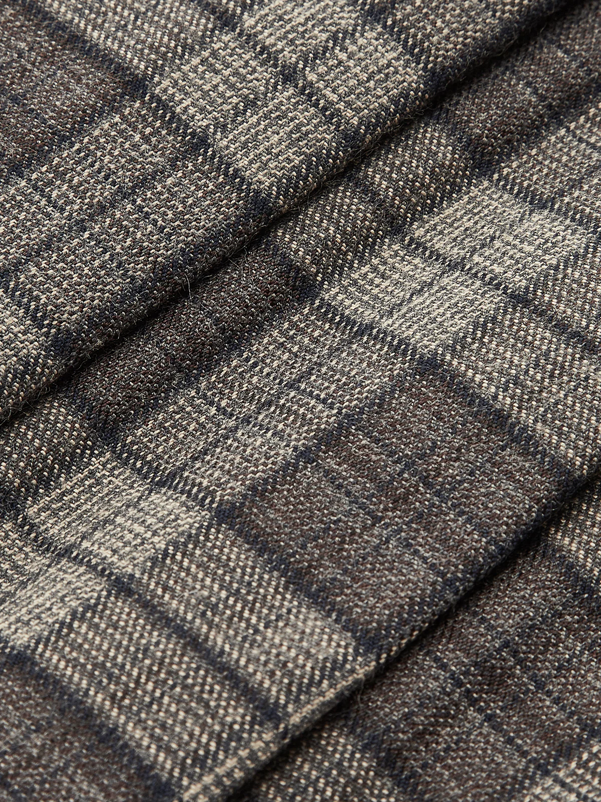 Mid-Waist Checked Pleated Skirt With Belt - Takermore