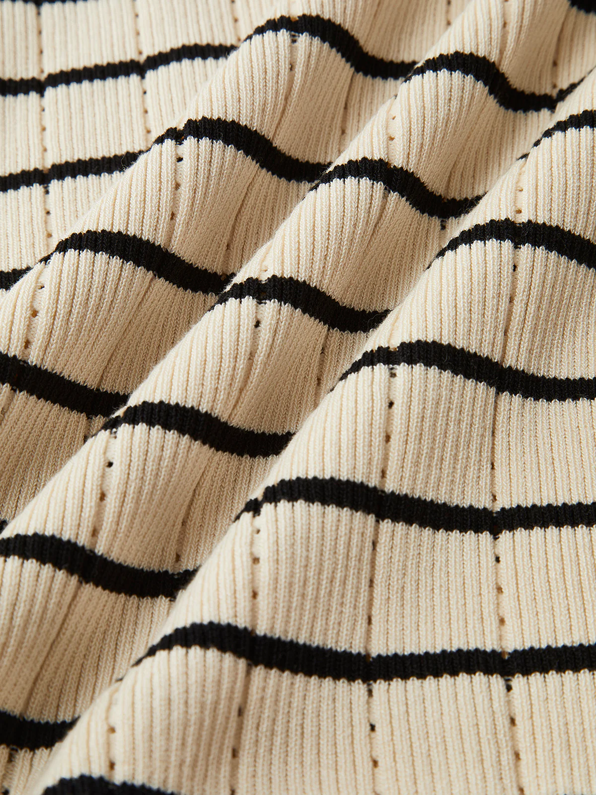 Ruffle Striped Sweater Cami Dress - Takermore