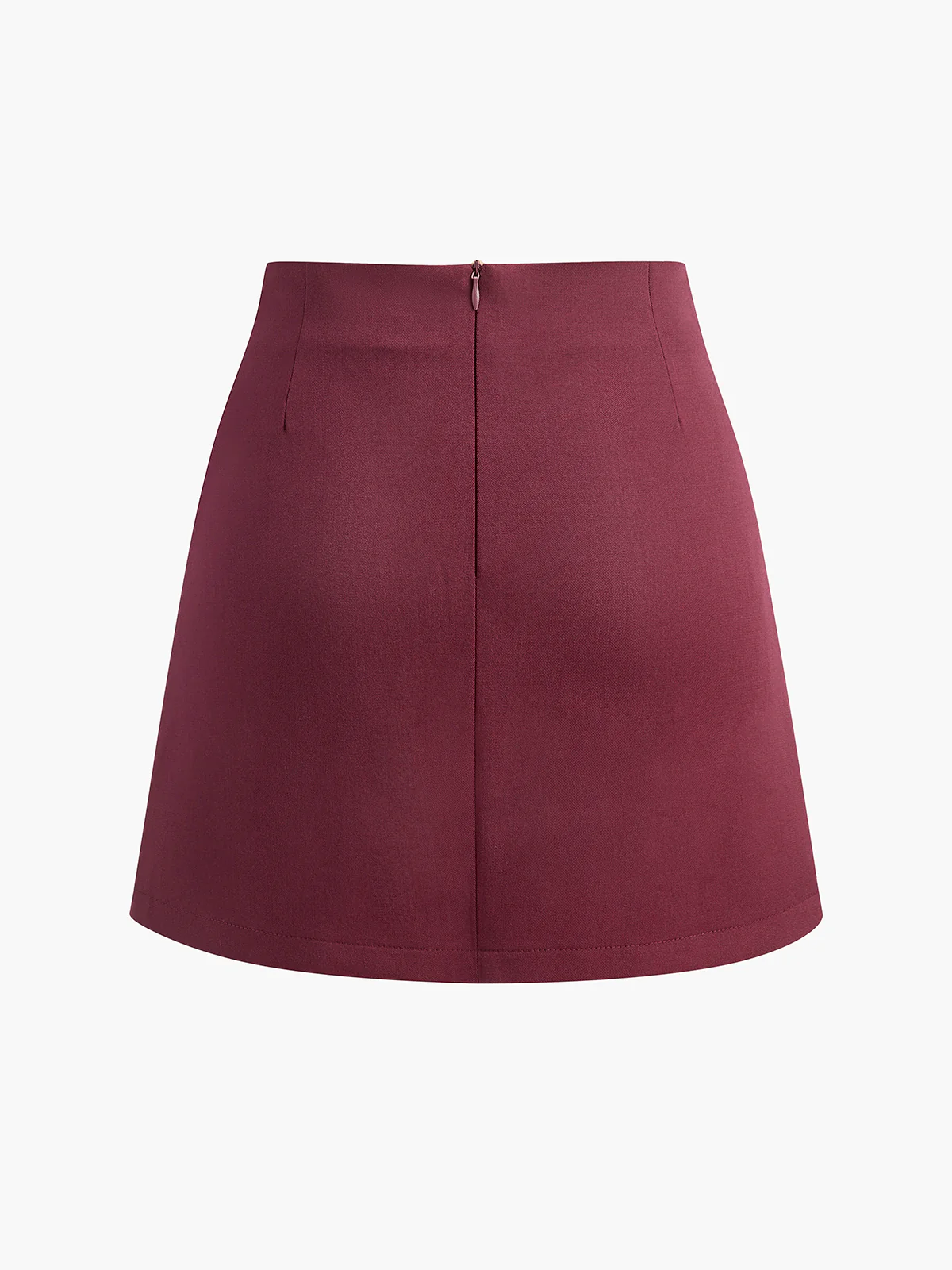 Asymmetrical Split Mini Skirt - Takermore
