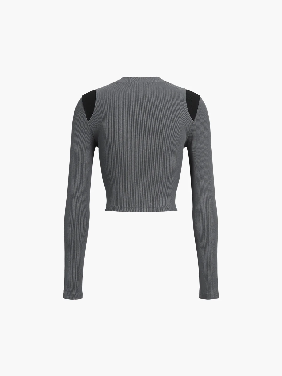 Shoulder Contrast Long Sleeve Shirt - Takermore