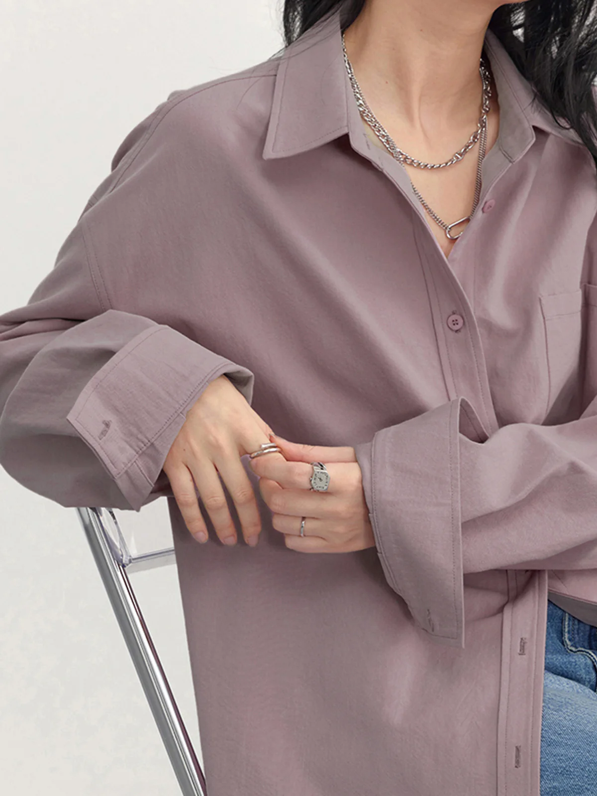 Relaxed Oversized Cotton Shirt - Takermore