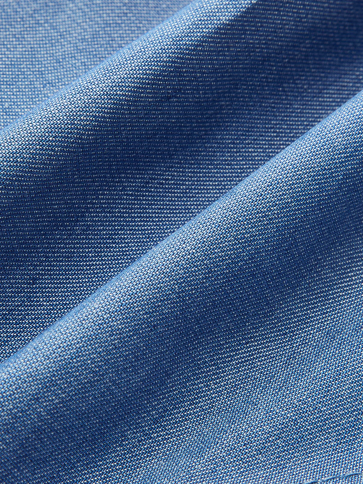 Ruffled Hem Denim Halter Top - Takermore