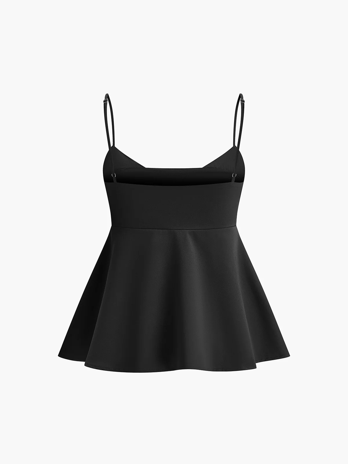 Spaghetti Strap Flared Cami Top - Takermore