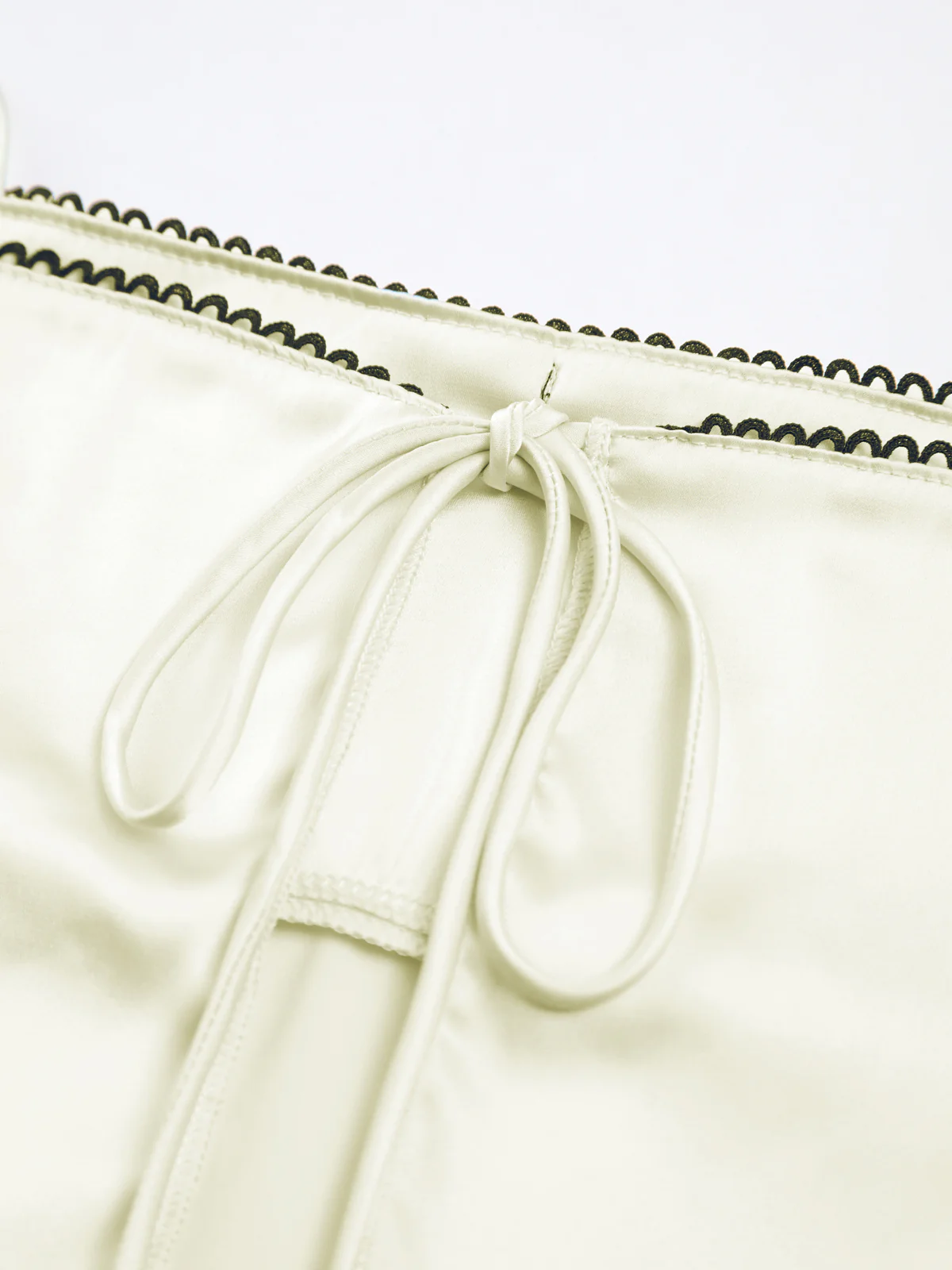 Satin Bow Decor Cami Top - Takermore