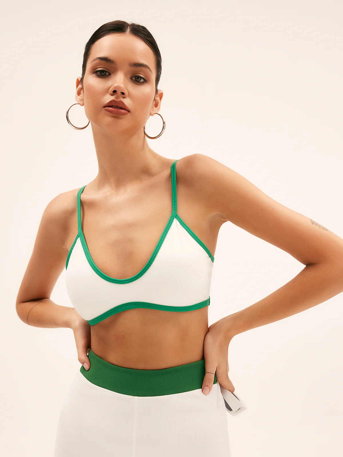 Emerald Contrast Bikini Top - Takermore