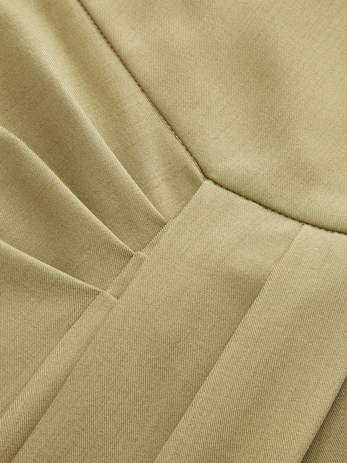 Asymmetric Ruched High-Waisted Pants - Takermore