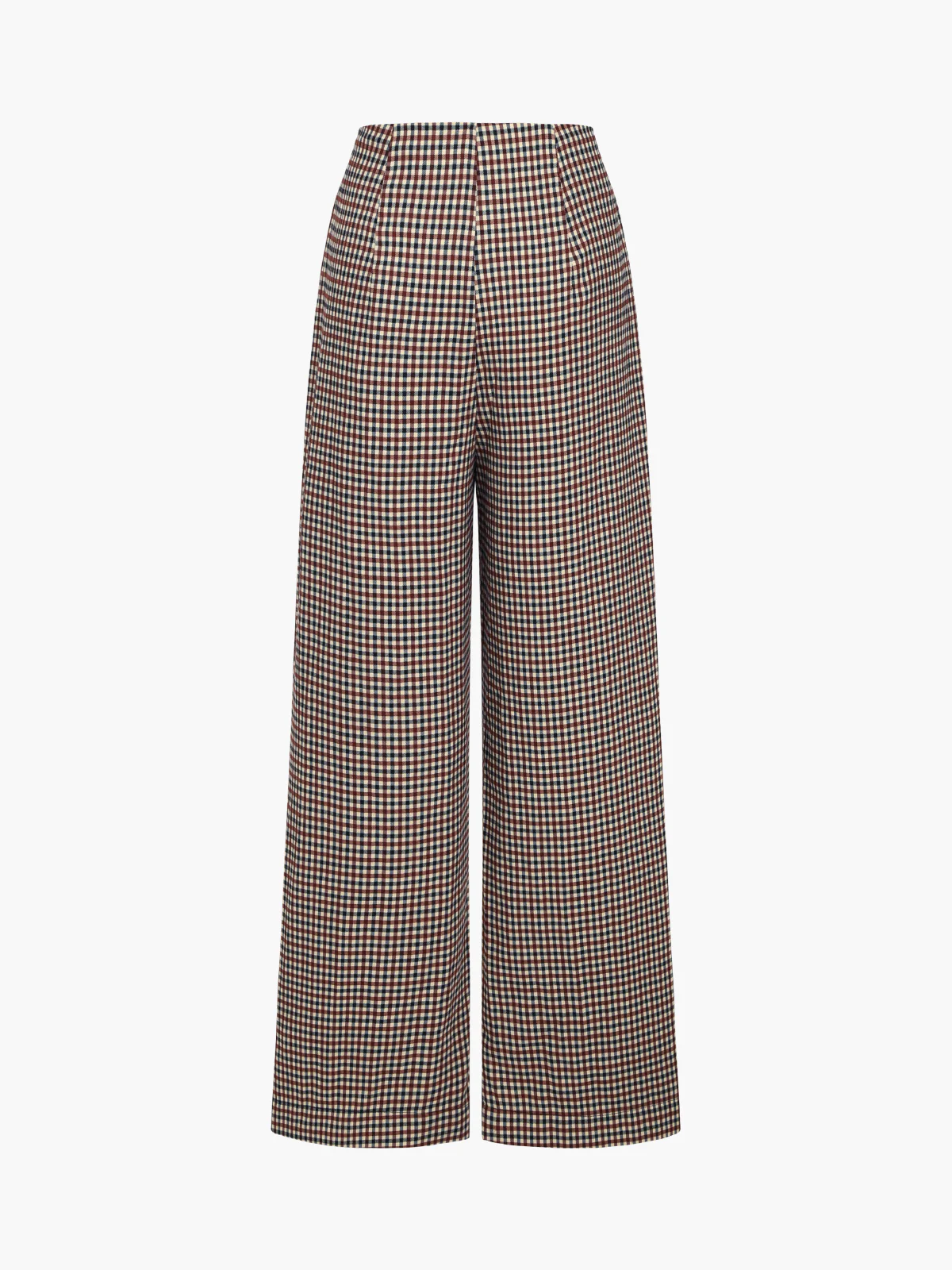 Houndstooth Wide Leg Dress Pants - Takermore