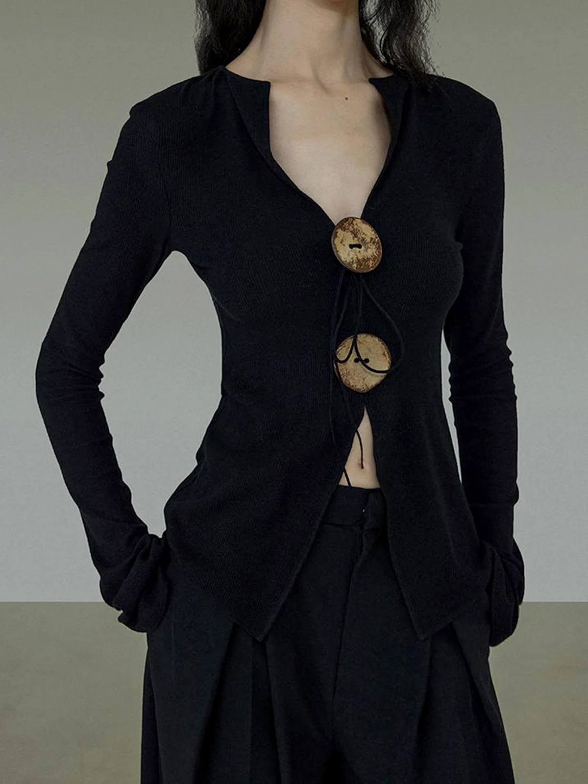 Bohemian Split Knit T-Shirt - Takermore