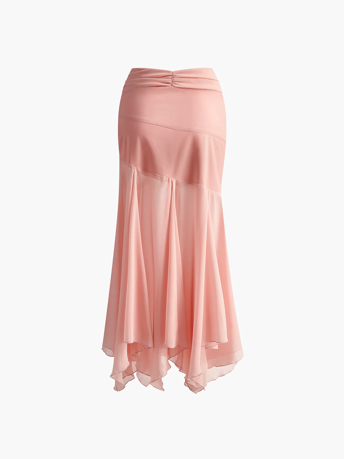Paneled Pleated Maxi Skirt - Takermore